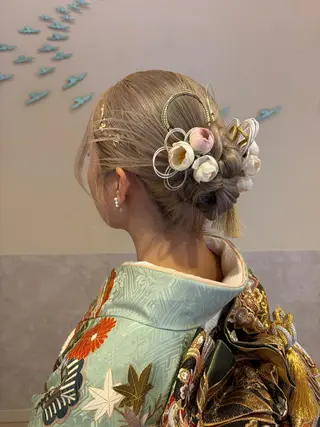 セミロング 藤本 早耶のヘアスタイル