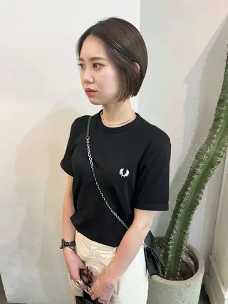 ショート カラー 千葉 郁也のヘアスタイル