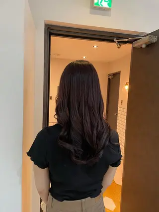 ロング カラー ヤマナカ エリカのヘアスタイル