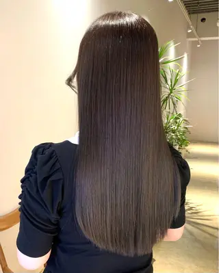 ロング 【髪質改善】 【縮毛矯正】のヘアスタイル