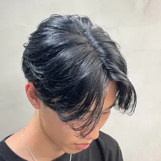 ミディアム パーマ ヘアアレンジ メンズ fifth Tokyo所属・fifth 石川 凪のヘアスタイル