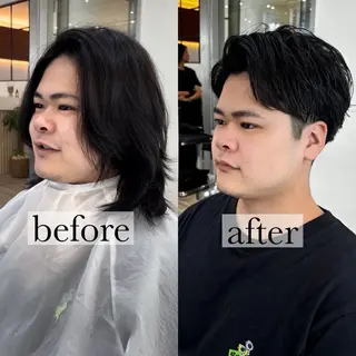 メンズ amber池袋所属・美髪矯正・ブリーチ 矯正🫧秋元ゆたかのヘアスタイル