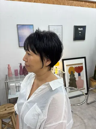 ショート ☀️青空SORA /メンズパーマ☁️のヘアスタイル