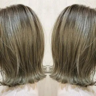 カラー ミディアム grandage 北千住のヘアスタイル