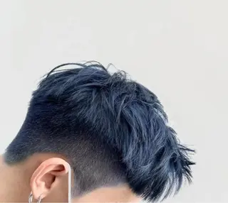 メンズ 李 文のヘアスタイル