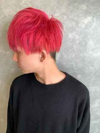 カラー 吹田 駿 髪質改善縮毛矯正のヘアスタイル