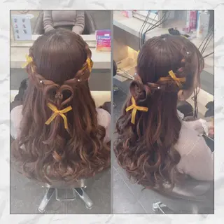 ロング ヘアアレンジ ヘアセット/着付け 𓇼 松本 夏美𓇼のヘアスタイル