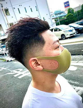 ショート パーマ メンズ Men's  hair salon PLAISIR所属・【店長】小山 泰生のヘアスタイル