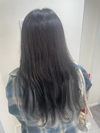 ロング カラー NaVIユウジ ブリーチカラーのヘアスタイル