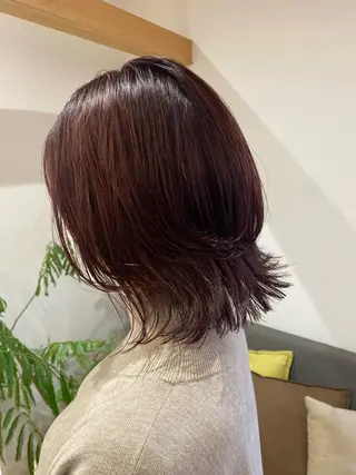 ミディアム カラー fulam所属・MIKU ／fulamのヘアスタイル