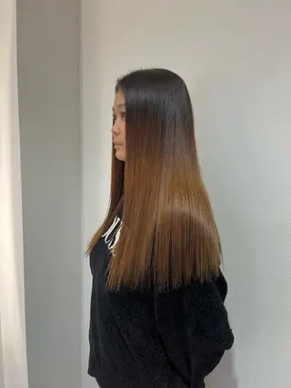 ロング サクマ マナミ🎀のヘアスタイル