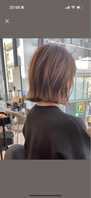 ミディアム カラー i.+sapporo所属・ショート/レイヤー /札幌/小山内のヘアスタイル