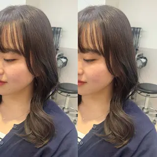 セミロング ヘアアレンジ マミ☁️ヘアセット /お呼ばれヘア/銀座のヘアスタイル