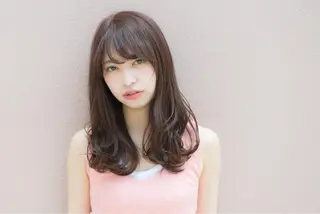 セミロング カラー パーマ GO TODAY シェアサロン 原宿本店所属・ボブ/レイヤー/ パーマ/淀川 純のヘアスタイル