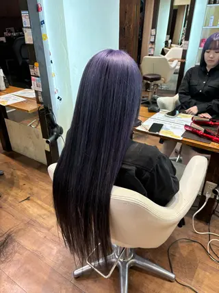 ロング カラー 大宮/カラーマスター ムラ修正🥀森山陽向のヘアスタイル
