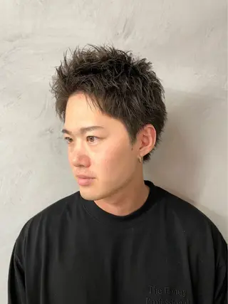 カラー パーマ メンズ メンズサロンLOSS所属・新潟メンズ/縮毛矯正 パーマ/mizukiのヘアスタイル