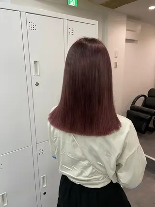 セミロング soyon心斎橋所属・♡透明感/艶カラー/ M a I ♡のヘアスタイル