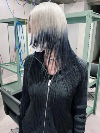 ロング カラー 🧡色落ちまで2度綺 麗なカラー🧡ヨシキのヘアスタイル