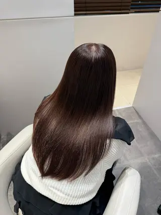 セミロング カラー オタク美容師💟 チバコナツのヘアスタイル