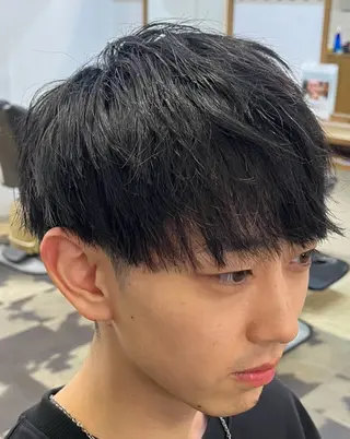 メンズ 市道 翼のヘアスタイル