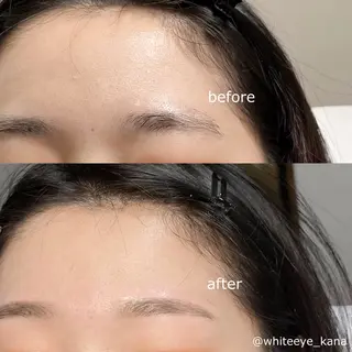 アイブロウ WHITEEYE 🤍KANAの眉毛・アイブロウイメージ