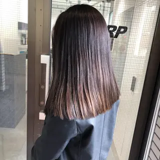 セミロング カラー 2nd所属・🤍2nd🤍田所 美希のヘアスタイル