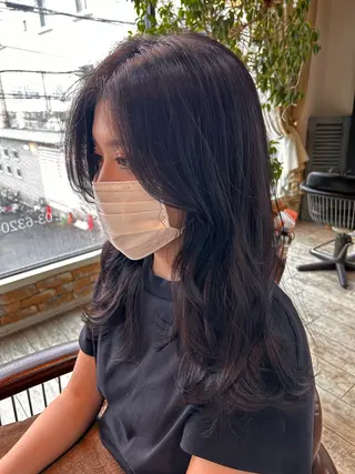 セミロング カラー 🌷nanase🌷 gally hairのヘアスタイル