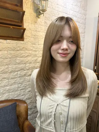 セミロング 丸みショート/新宿 /みづき🐏のヘアスタイル