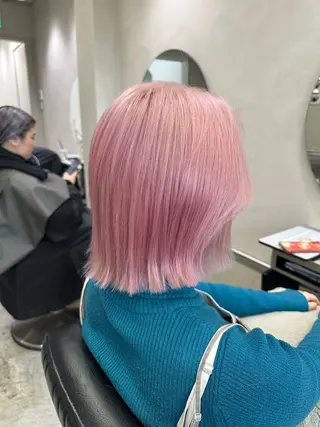 ショート カラー SALOWIN  梅田茶屋町店所属・梅田/ベージュカラー /ブリーチカラーのヘアスタイル