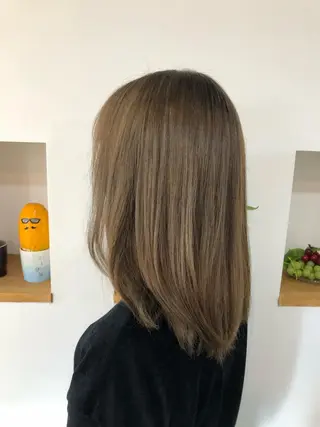 ミディアム 髪質改善ayame 横山諒のヘアスタイル