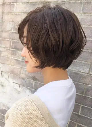 ショート 艶髪カラー✨ デジタルパーマ✨植松のヘアスタイル