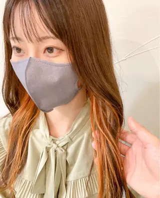 ロング カラー 樋野 亮のヘアスタイル