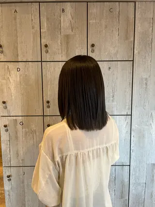 ミディアム カラー 顔まわり/オフィス カラー/青栁優🔆のヘアスタイル