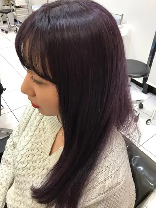 カラー YASU🍎CUT 赤系カラー/ヘアケアのヘアスタイル