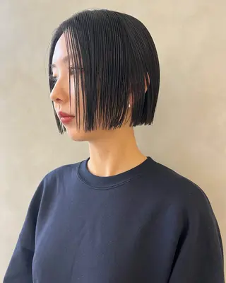 ショート カラー 🌼タッセルボブ/シ ョートmoeka🌼のヘアスタイル