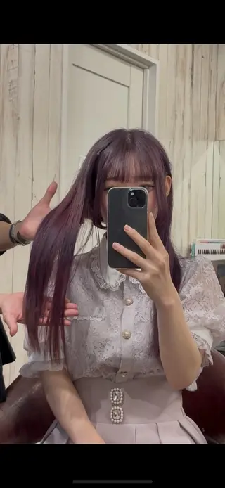 ロング 🌿美髪縮毛矯正 のプロ安川🌿のヘアスタイル