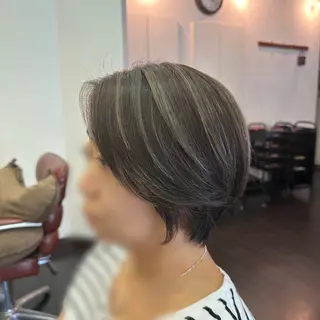 ショート カラー _white南海難波店所属・髪質改善/ウスイ アイキ/_WHITEのヘアスタイル