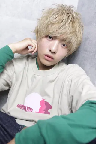 ショート パーマ メンズ hair&face ROOST所属・寺坂 正人のヘアスタイル