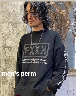 ショート パーマ メンズ Pia hair Design Yakuin所属・松尾太樹 【pia】福岡美容室のヘアスタイル