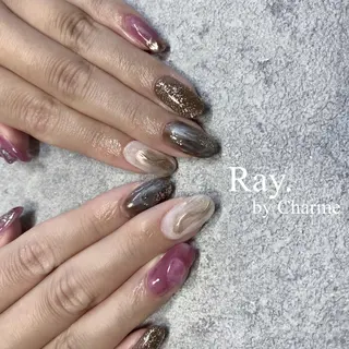 ネイル Ray. ／綺麗目ニュアンスのネイルデザイン