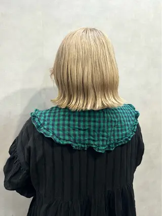 ミディアム カラー 暖色カラー/ブリーチ 🎀オビツメイ🎀のヘアスタイル