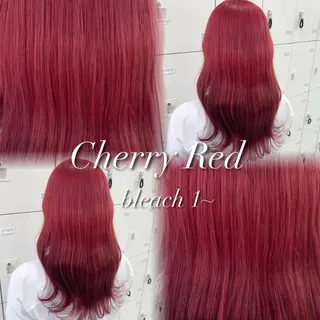 ロング カラー ヘアアレンジ 韓国レイヤーカット /韓国トレンドカラーのヘアスタイル