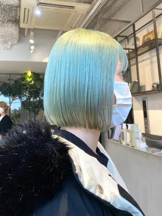 ショート Hair & make Lamp所属・梅田のブリーチ特化 美容師KAI🥰のヘアスタイル