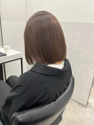 ショート カラー ハイトーン/美髪矯正 🍃大江拓実のヘアスタイル