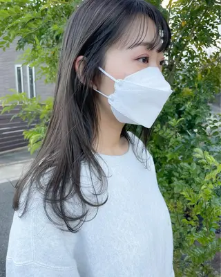 セミロング Emitas.宮街道店所属・森崎 士/似合わせカラーのヘアスタイル