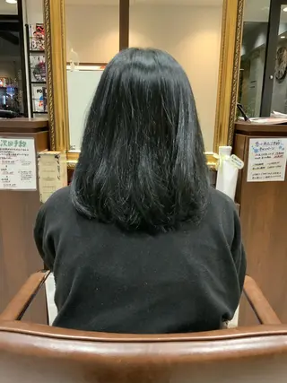 ミディアム カラー 🌿ストレート🌿 髪質改善☘️シュウヤのヘアスタイル