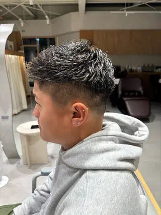 ショート パーマ メンズ レイヤー/ボブパーマ /垢抜け/タクミのヘアスタイル