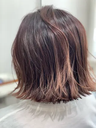 ミディアム カラー Snaly カラー特化ページのヘアスタイル