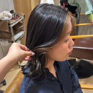 ミディアム カラー 🍀ブリーチ/艶カラ ー🍀 コイケのヘアスタイル
