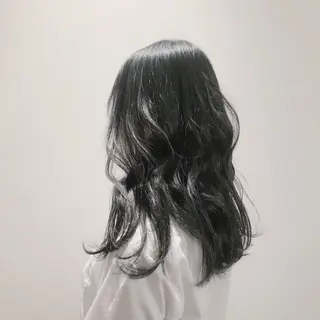 ロング カラー ヘアアレンジ 夏井 沙織のヘアスタイル
